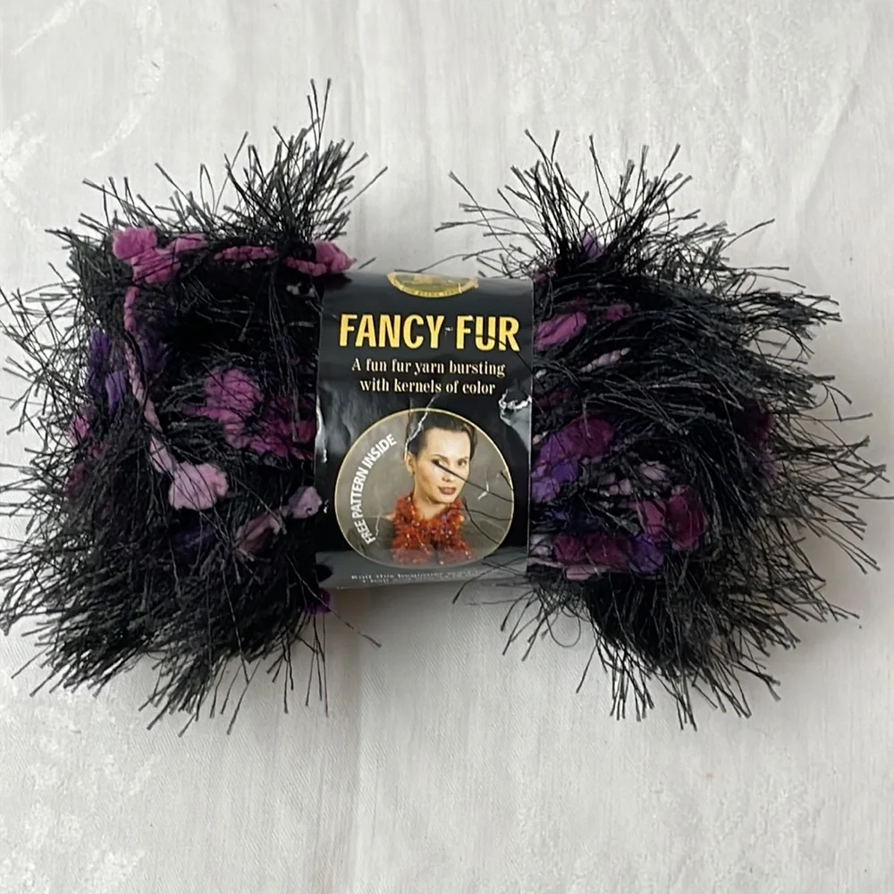 Fancy Fur Yarns/Lot of 3